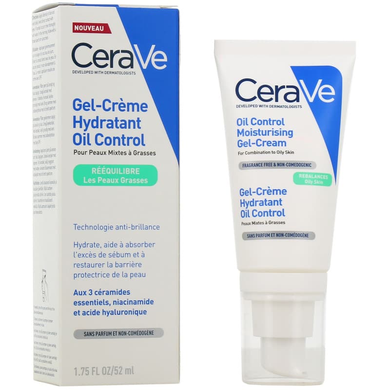 Cerave Gel Creme Hydratant Oil Control Peaux Grasses 52 ML
