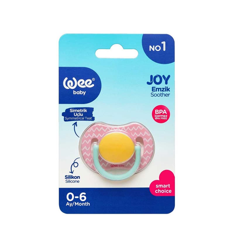 Wee Baby Sucette Joy en Silicone 0-6M