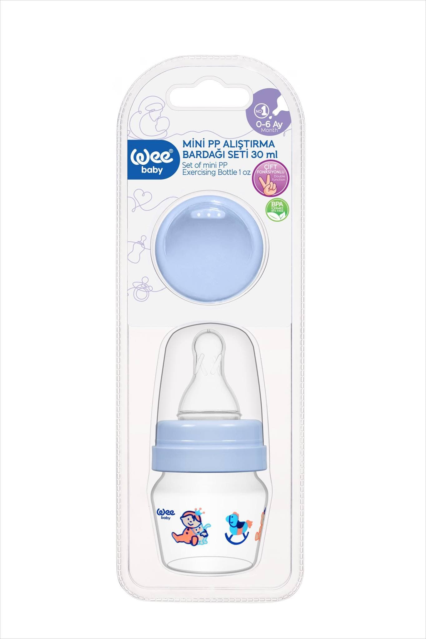 Wee Babytasse Mini Transition en Verre 30ML