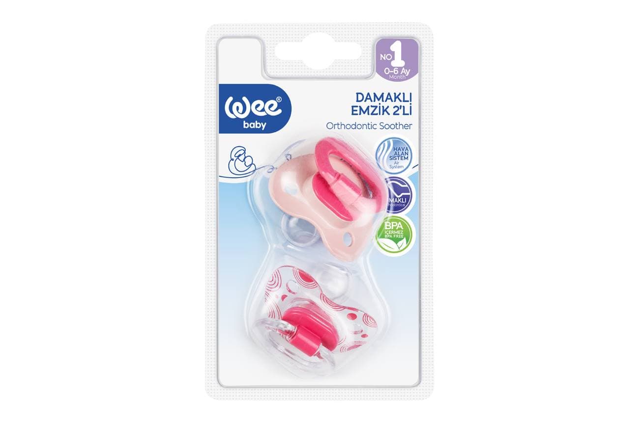 Wee Baby Sucette Double Coloree 0-6M