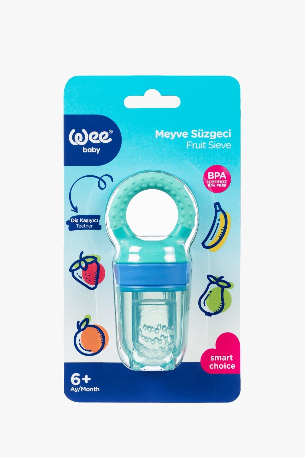 Wee Baby Grignoteur Sucette a Fruits en Silicone