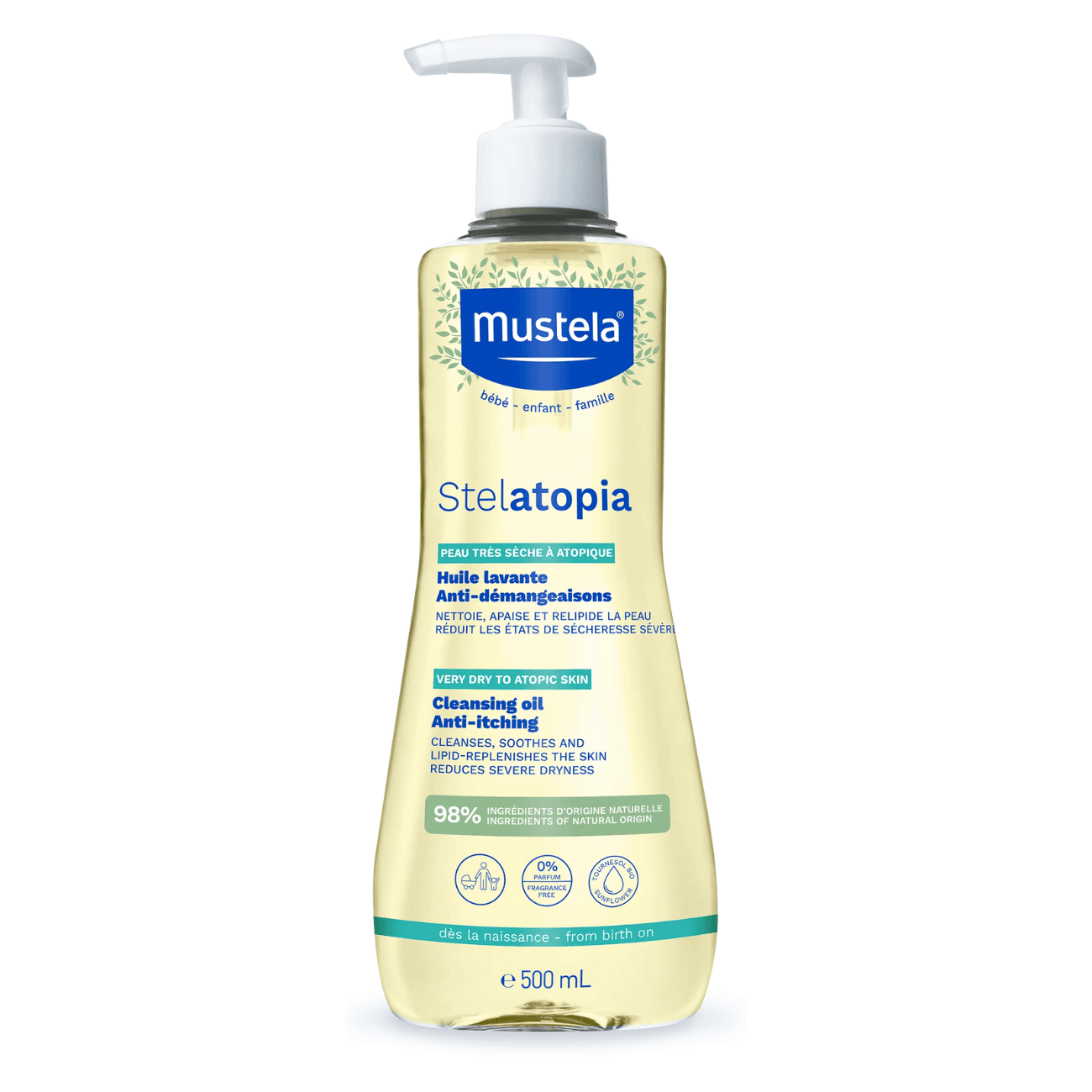 Mustela Stelatopia Huile Lavan