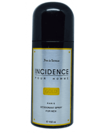 DEODORANT INCIDENCE GOLD 150ML HOMME