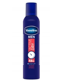 VASELINE DEOD 250ML MEN ACTIVE DRY 48H