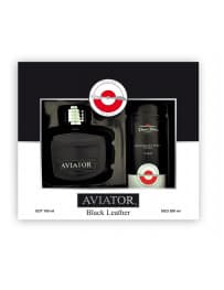 COFFRET AVIATOR BLACK 100ML+DEO