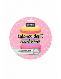 SENCE FACE SHEET MASK CALORIES MACARON 20ML