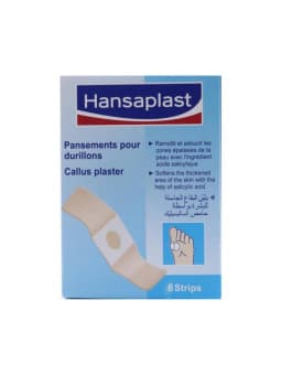 HANSAPLAST PANSEMENTS POUR DURILLONS boite de 6