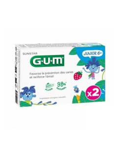 GUM dentifrice junior pack duo 6+ ans 3004