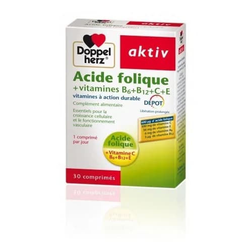 AKTIV ACIDE FOLIQUE B6+B12+C+E