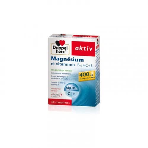 AKTIV Magnésium + Vitamine C + Vitamine B12 + Vitamine E