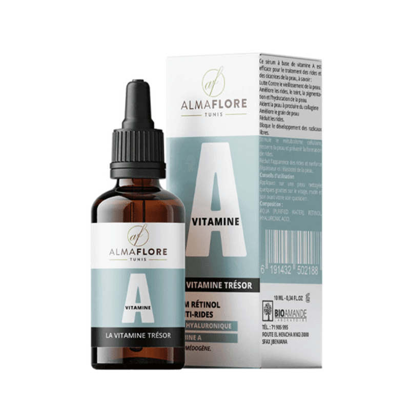 Almaflore Vitamine A Rétinol Sérum Anti-Rides 10ml