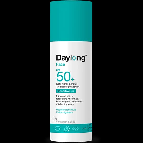 DAYLONG ECRAN SENSITIVE FLUID SPF50+ ANTI-BRILL PMG 50ML
