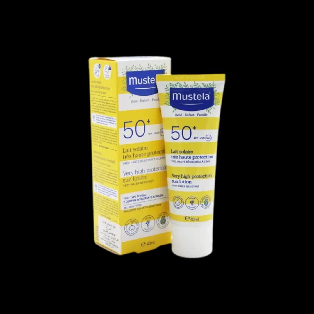 Mustela Écran Lait Bébé Enfant SPF50+ Water Proof 40 ml
