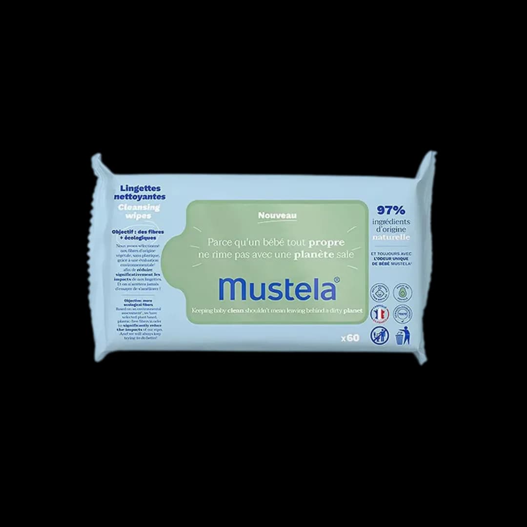 Mustela Lingettes Nettoyantes Boîte de 60