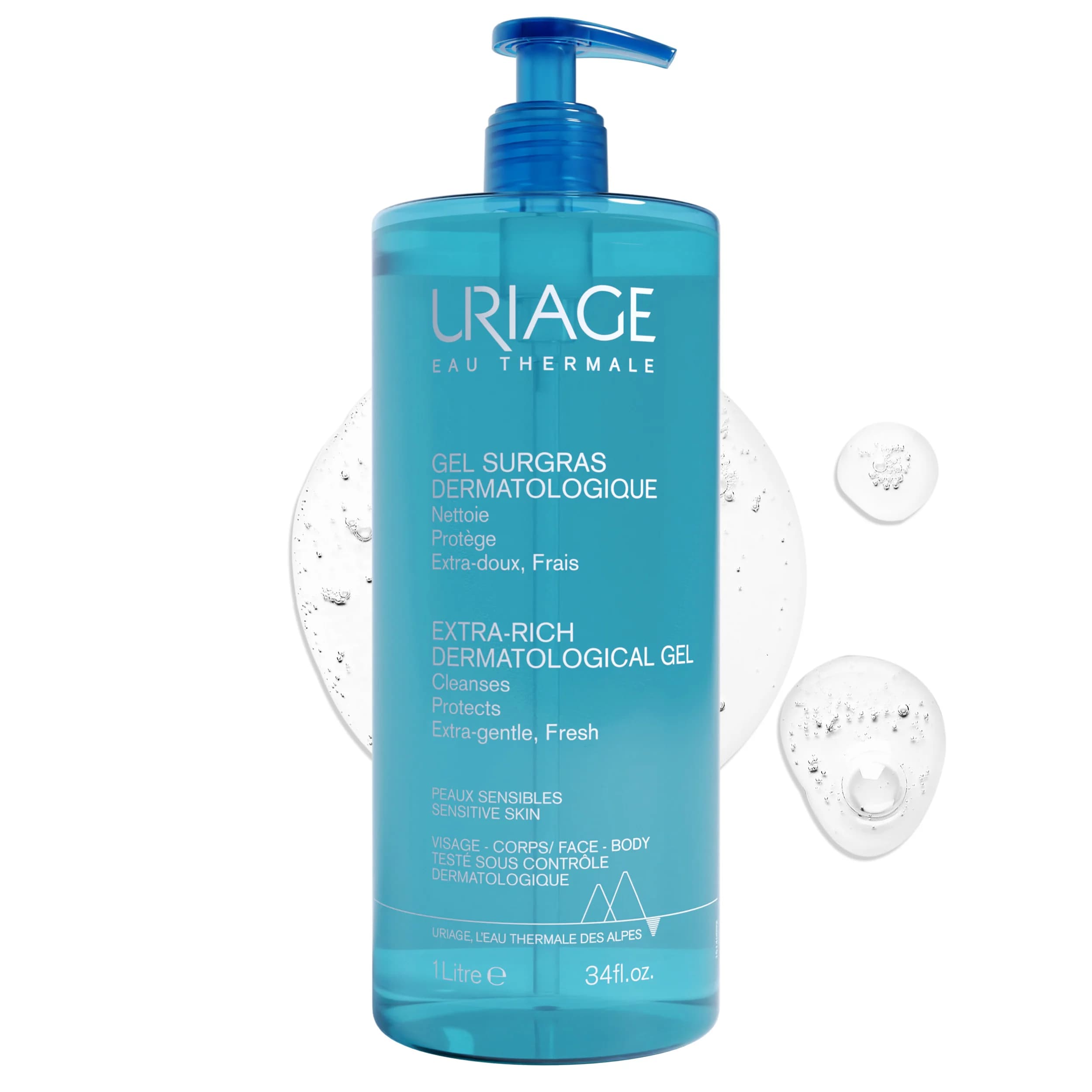 Uriage Gel Surgras Peaux Sensibles 500 ml