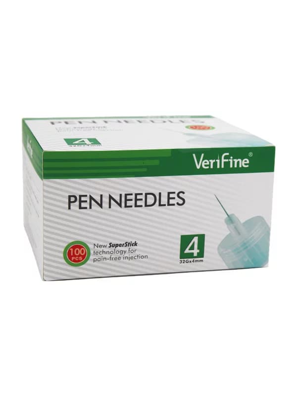 Verifine Aiguille Stylo 32G*4 Boîte de 100 (10 Sachets*10)