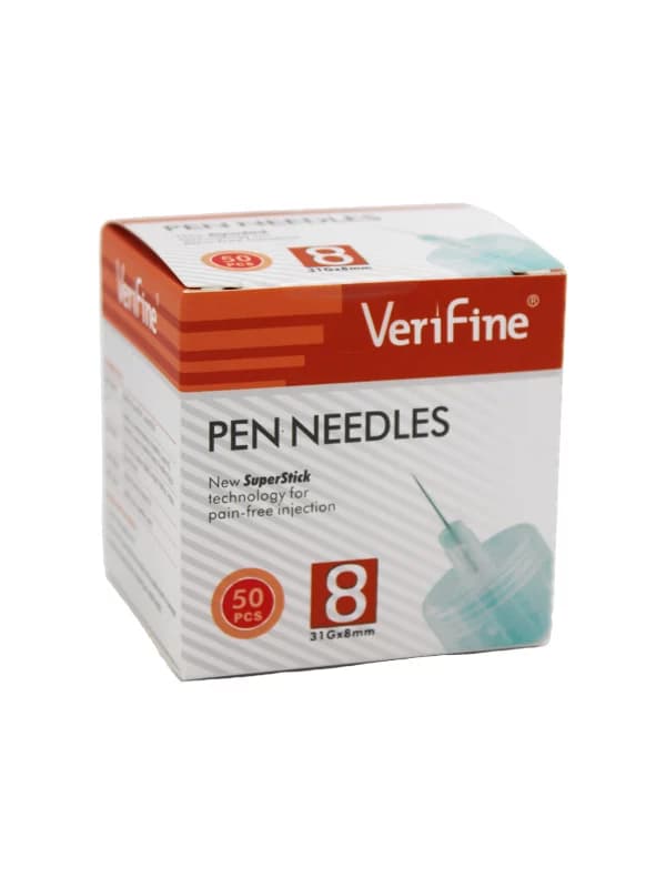 Verifine Aiguille Stylo 31G*8 Boîte de 50