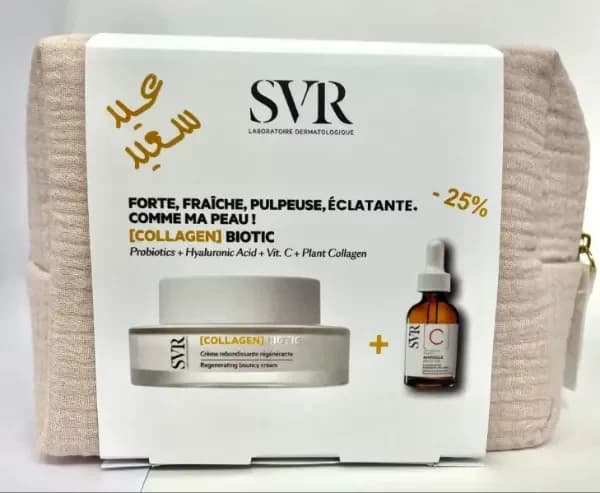 Pack SVR Collagen Biotic Crème + SVR Ampoule Anti-Ox C+ Trousse Gratuite
