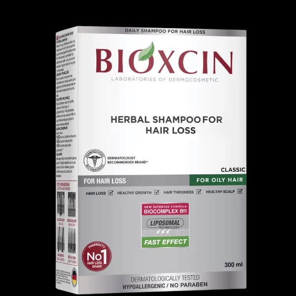 Bioxcine Shampooing Anti-Chute Cheveux Gras 300 ml