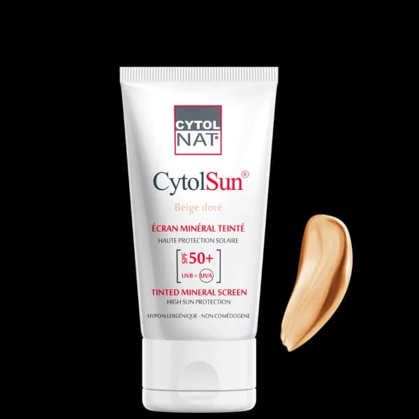 CYTOLNAT CYTOLSUN ECRAN MINERAL SPF50+ BEIGE DORE PNM 50ML