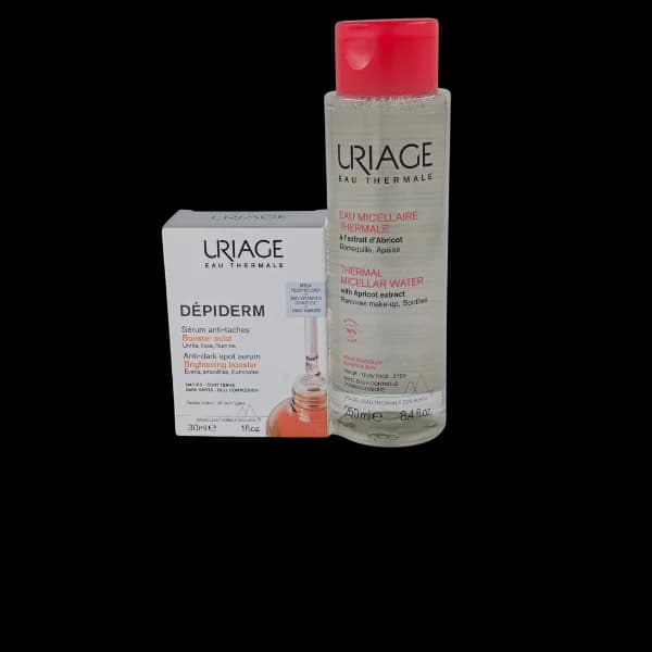 URIAGE PACK DEPIDERM SERUM ANTI -TÂCHES 30ML+EAU MICELLAIRE P/SENSIBLE 250ML