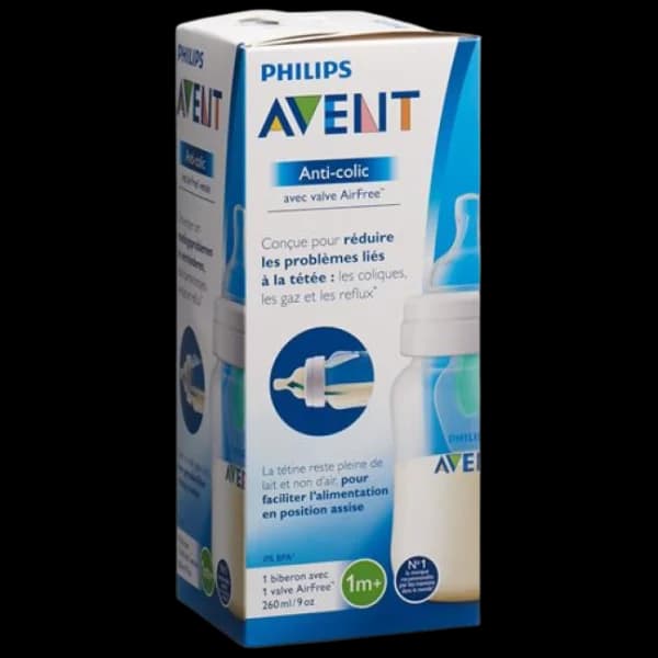 AVENT BIB PC ANTI-COLIQUE 1M+ 260ML