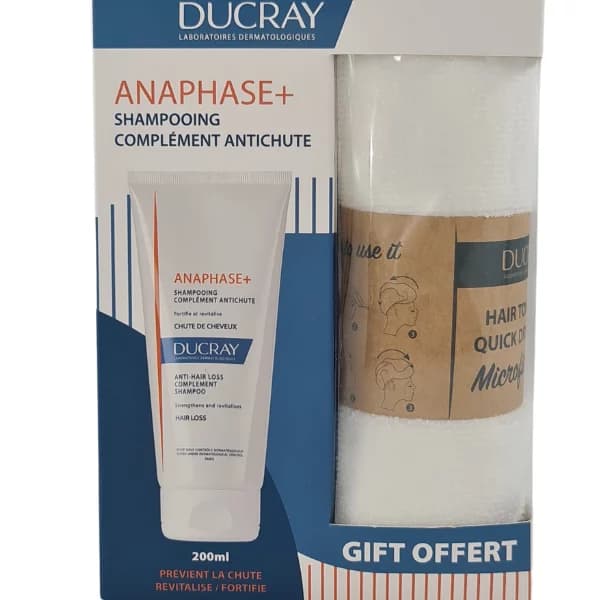 Ducray Anaphase+ Shampooing Anti-Chute 200 ml + Serviette Offerte