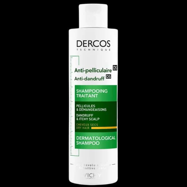 Dercos Shampooing Antipelliculaire DS Cheveux Secs 200 ml