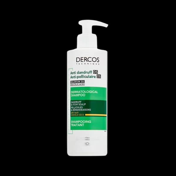 Dercos Shampooing Antipelliculaire DS Cheveux Secs 390 ml