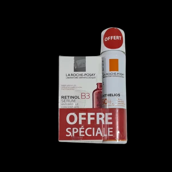 LA ROCHE POSAY RETINOL B3 SERUM ANTI-RIDES 30ML+ANTHELIOS BRUME ANTI BRILLANCE SPF50 75ML OFFERT
