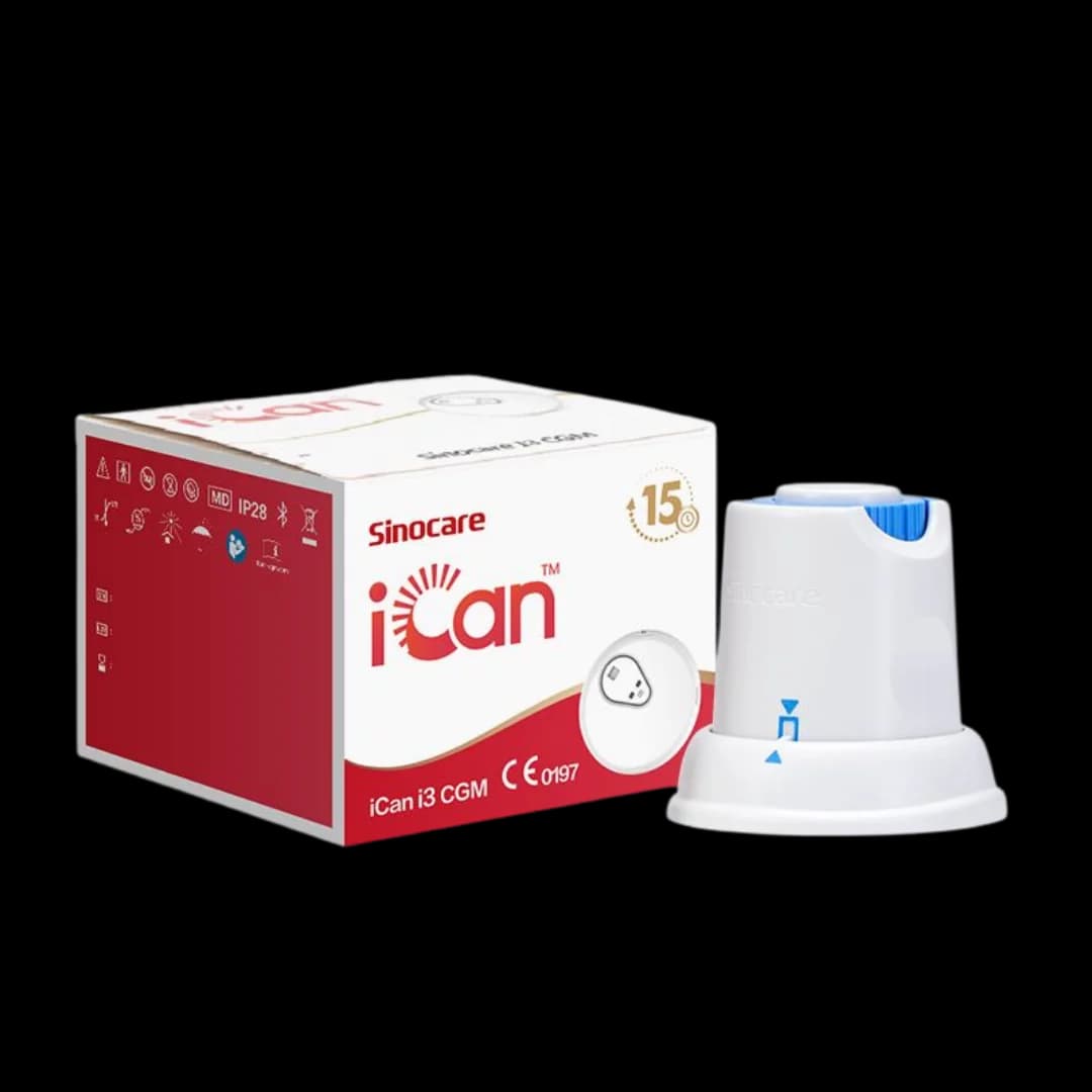 Moniteur de Glucose Continu Sinocare iCan i3 – Suivi Glycémie 15 Jours
