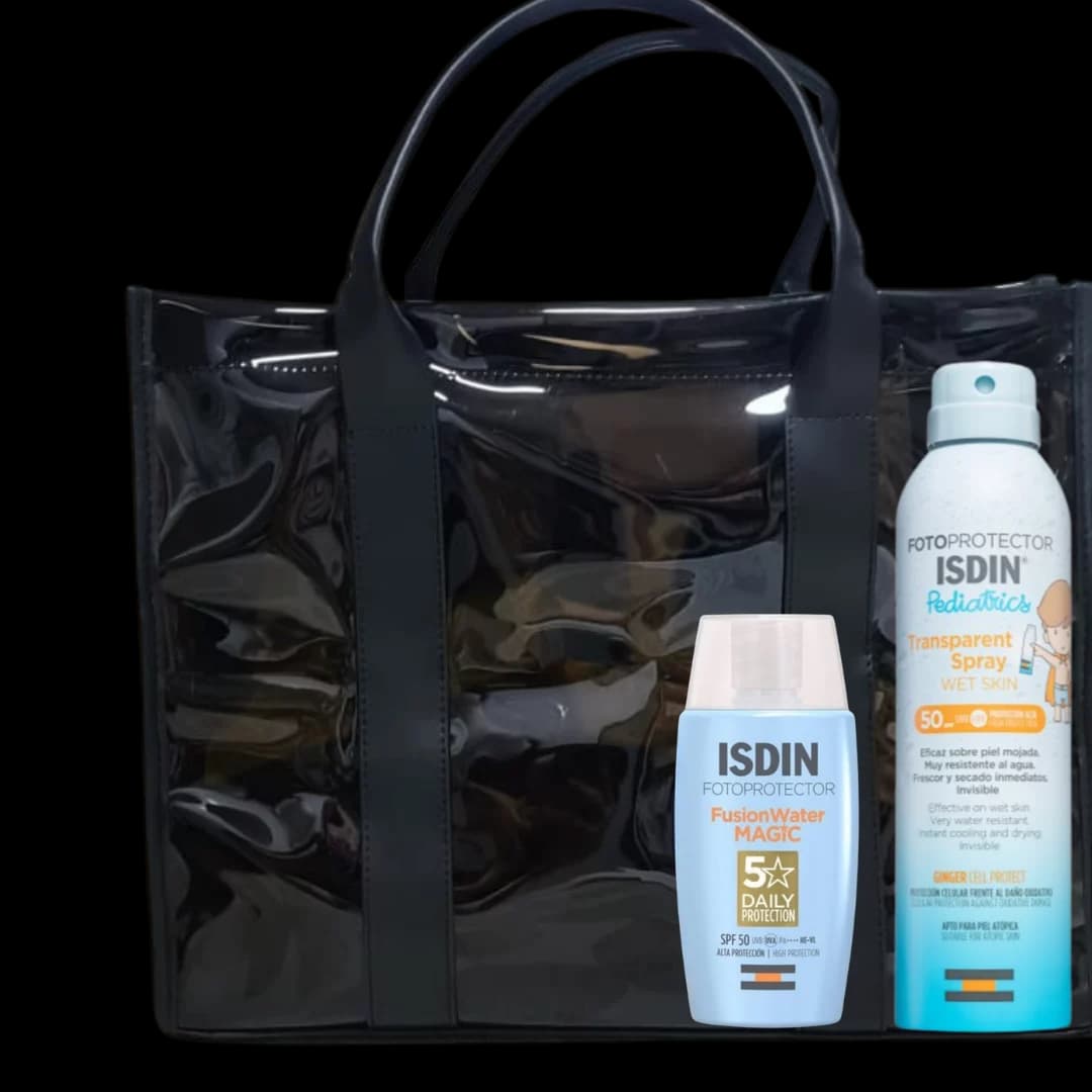 ISDIN Pack Spray Pediatrics 250 ml + Fusion Water Invisible SPF50+ avec Sac Offert