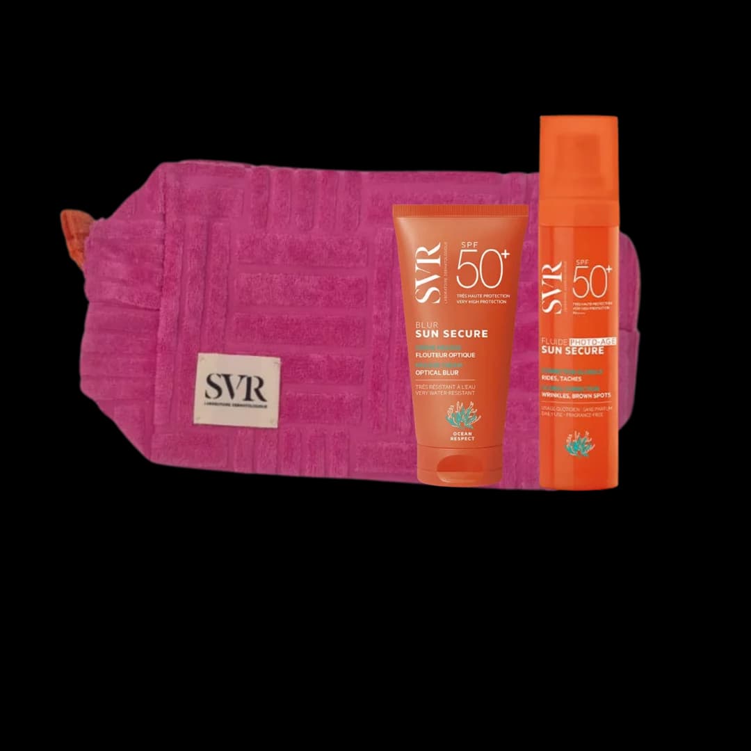 SVR SUN SECURE PACK FLUIDE PHOTO-AGE + BLUR INVISIBLE SPF50+ AVEC TROUSSE OFFERTE
