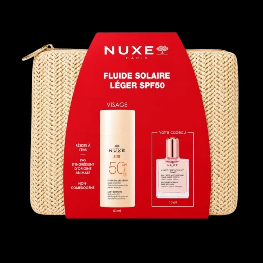 NUXE SUN TROUSSE FLUIDE SOLAIRE LEGERE SPF50+
