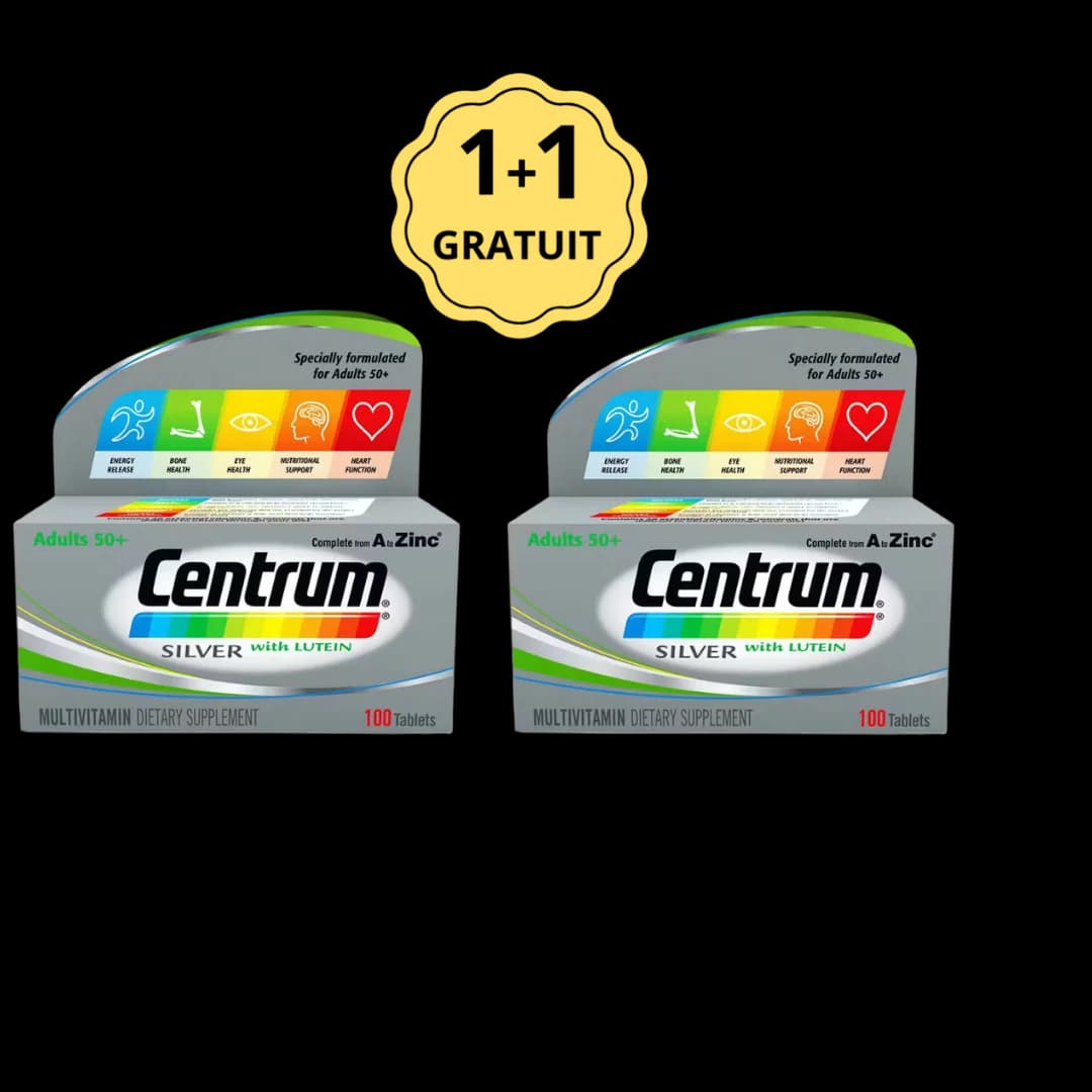 Centrum Silver Adulte 50+ Multivitamine 30 Comprimés + 1 Gratuit
