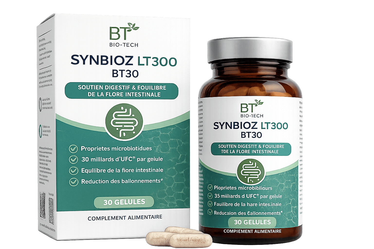 SYNBIOZ LT300 BT30 – Équilibre de la Flore Intestinale