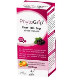 PHYTOGRIP RHUME NEZ GORGE SIROP FL/120ML