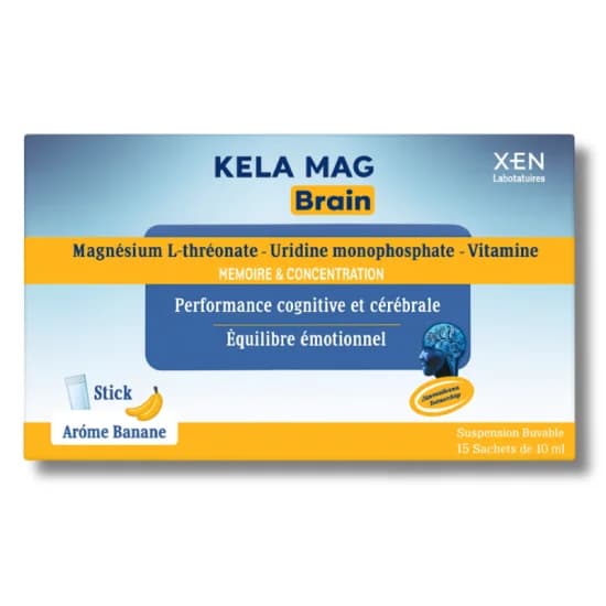 KELA MAG BRAIN BOITE DE 15 SACHETS DE 10ML