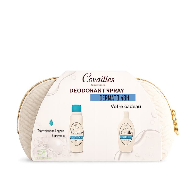 Rogé cavailles trousse déodorant spray darmato 48h transpiration légère à normale