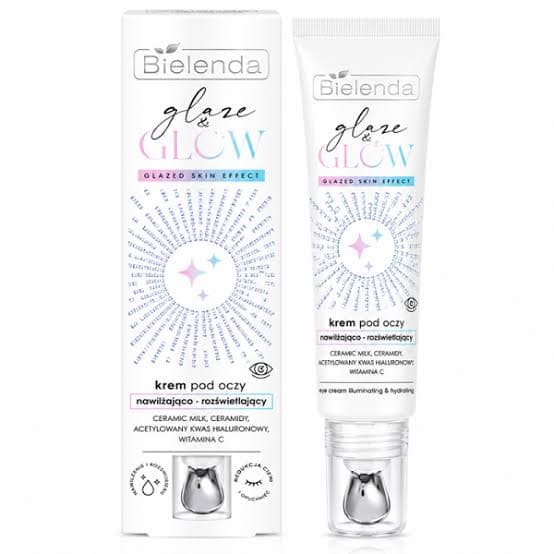 BIELENDA GLAZE & GLOW CREME CONTOUR DES YEUX HYDRATANTE ET ILLUMINATRICE 15M