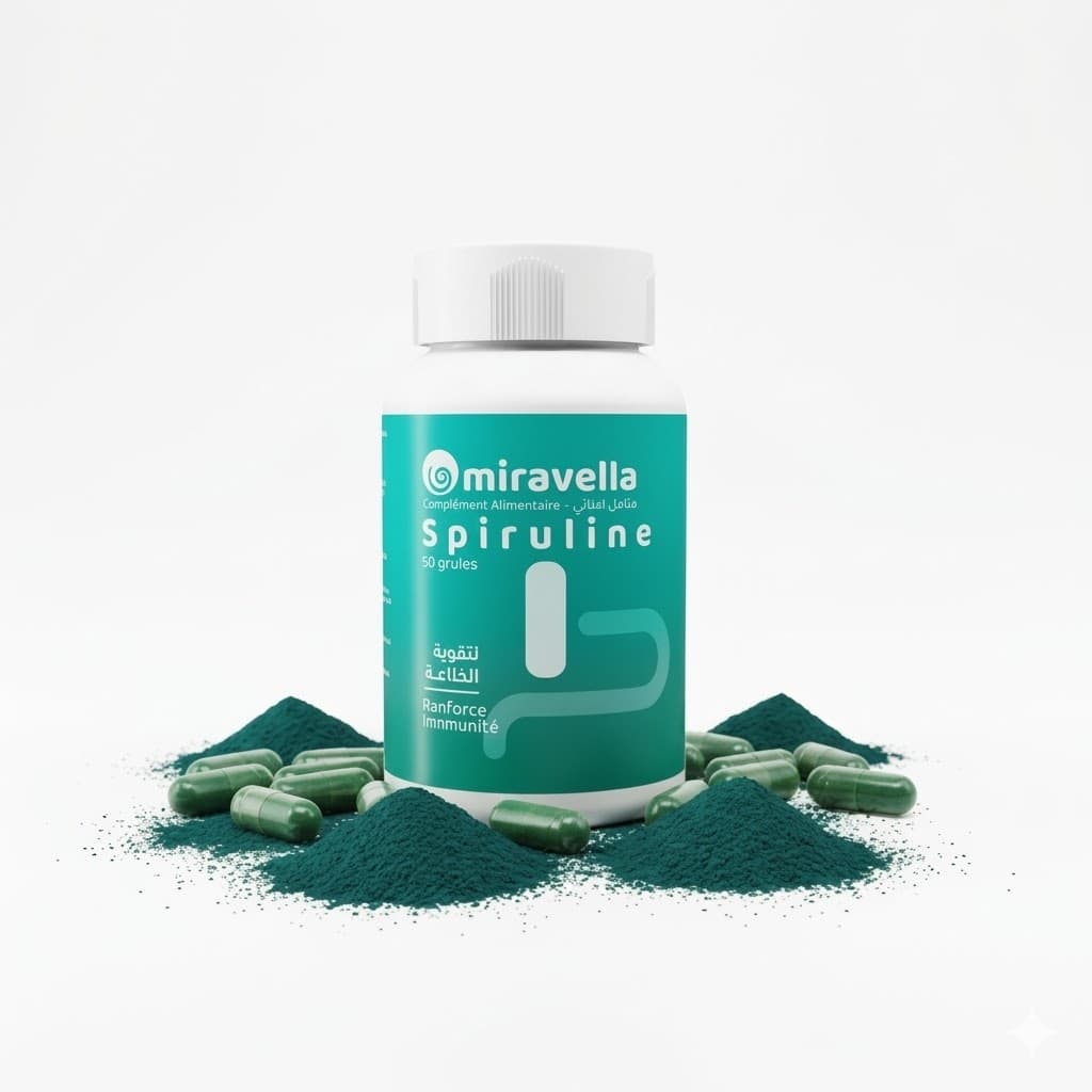 MIRAVELLA SPIRULINE GELULES B/90