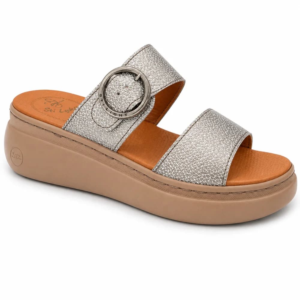 STI LIGHT – CLAQUETTES ORTHOPEDIQUES MARRONS FEMME