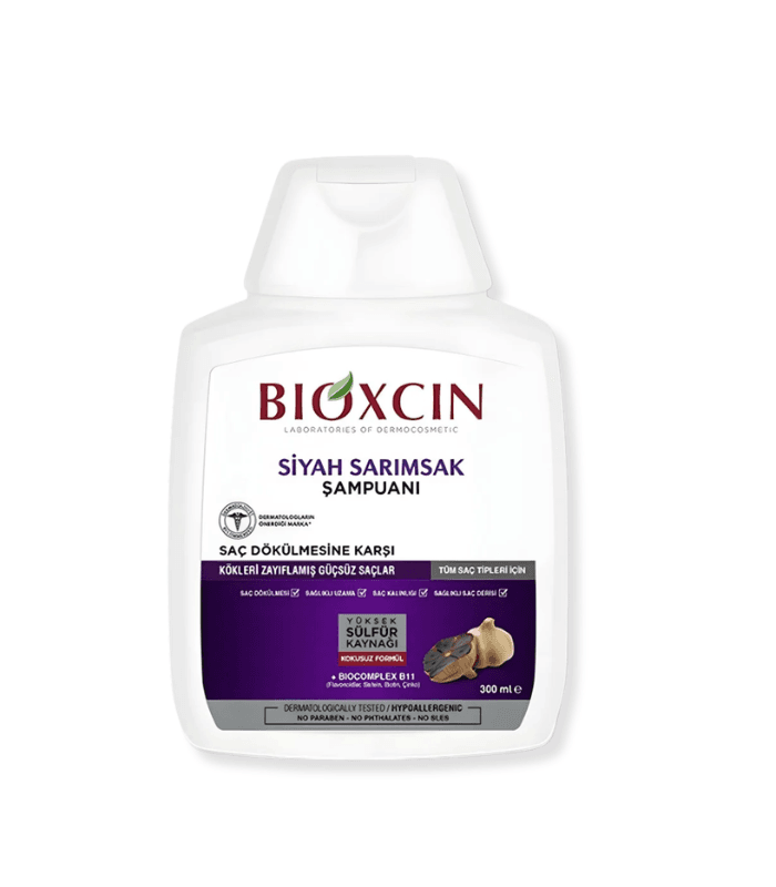 BIOXSINE SHAMP ANTI-CHUTE A AIL NOIR 300ML