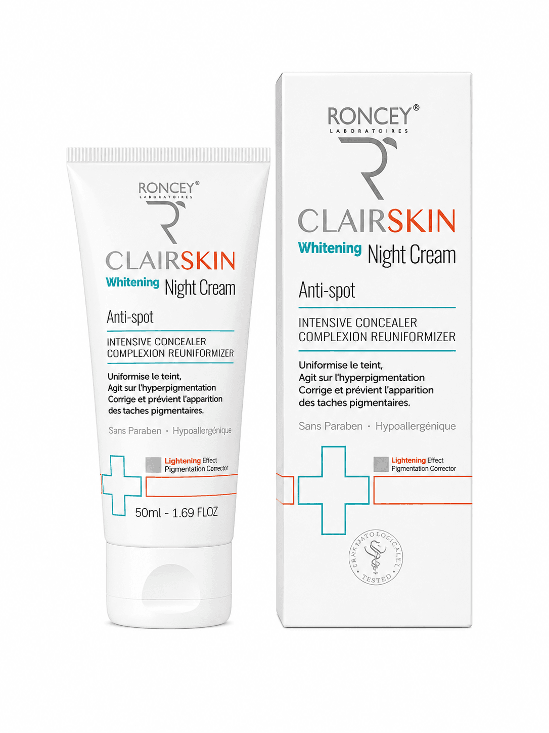 RONCEY CLAIRSKIN WHITENING NIGHT CR 50ML