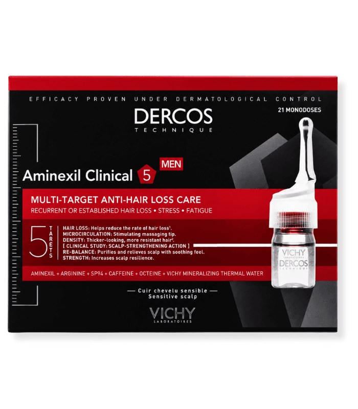 VICHY DERCOS AMINEXIL AMPOULES HOMME 6ML*21 2748