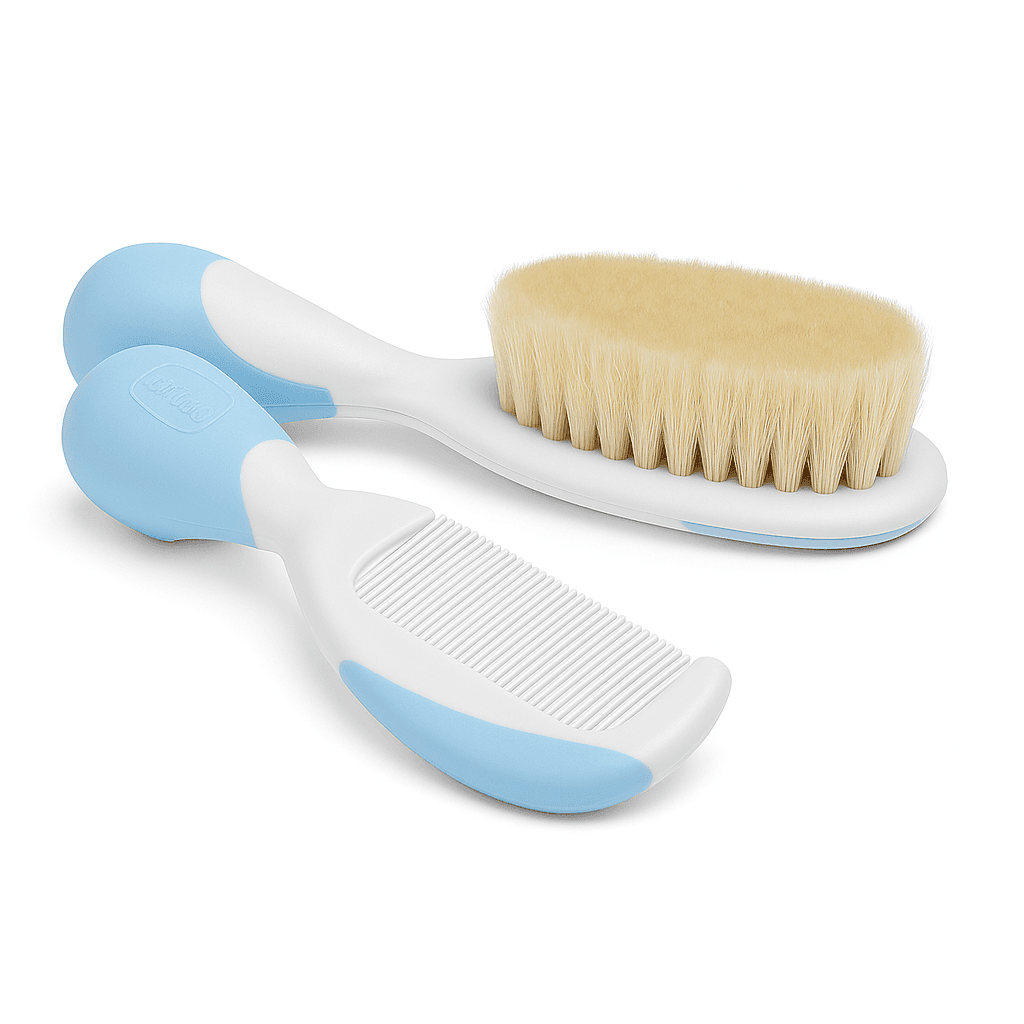 CHICCO BROSSE ET PEIGNE BLUE