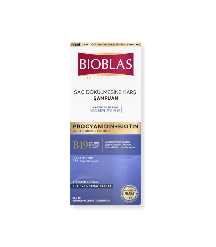 BIOBLAS SHAMP PROCYANIDIN BIOTIN 360ML