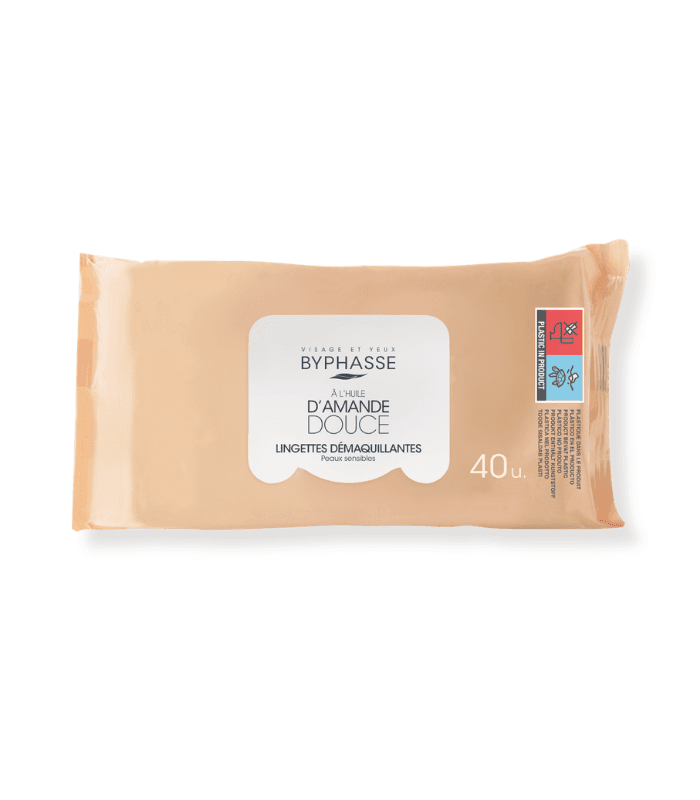 BYPHASSE LINGETTES DEMAQ AMANDE DOUCE B/40