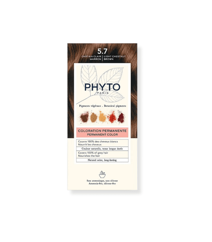 PHYTOCOLOR NØ5.7 CHATAIN CLAIR MARRON