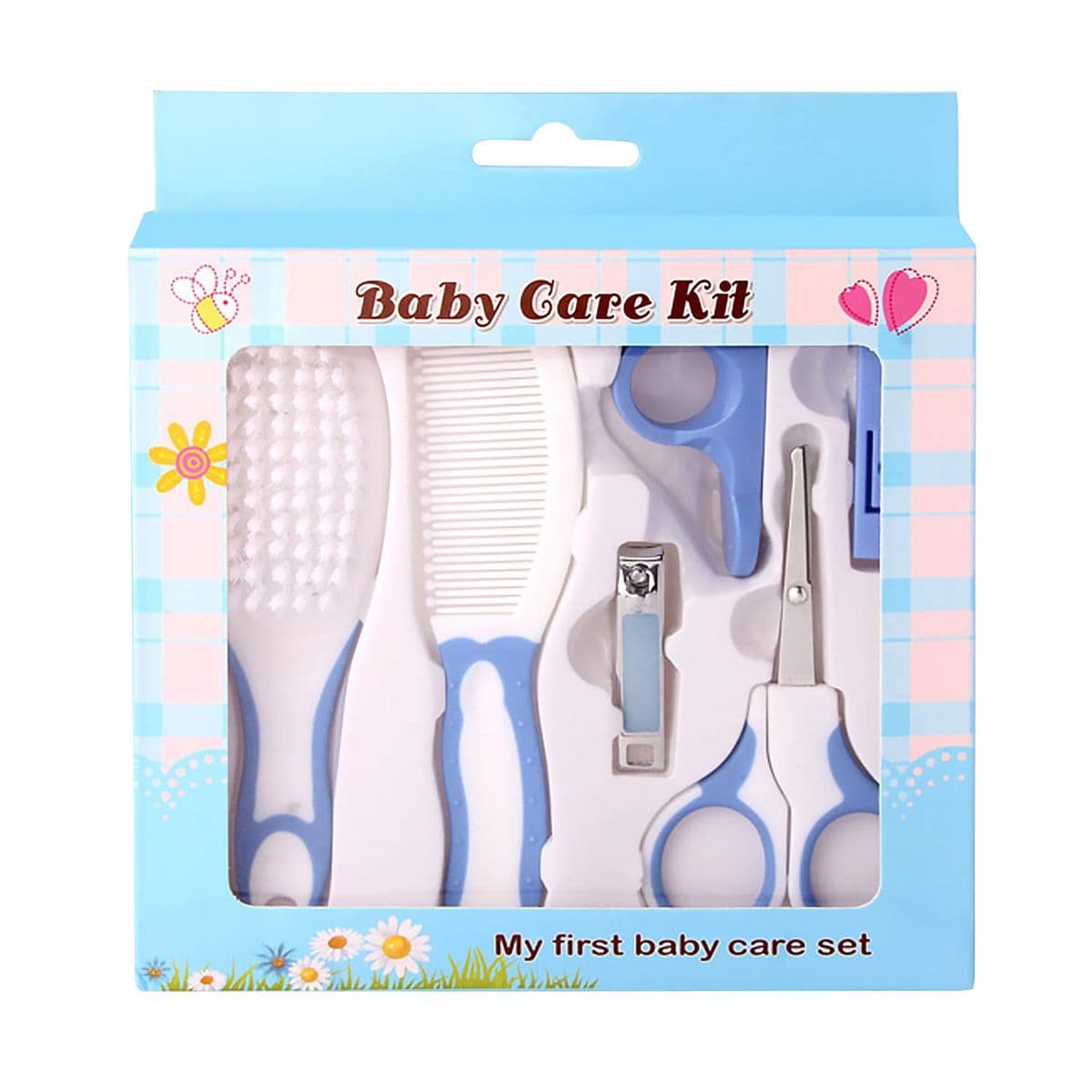 Coffre de soin pour bébé – BABY CARE KIT (bleu)